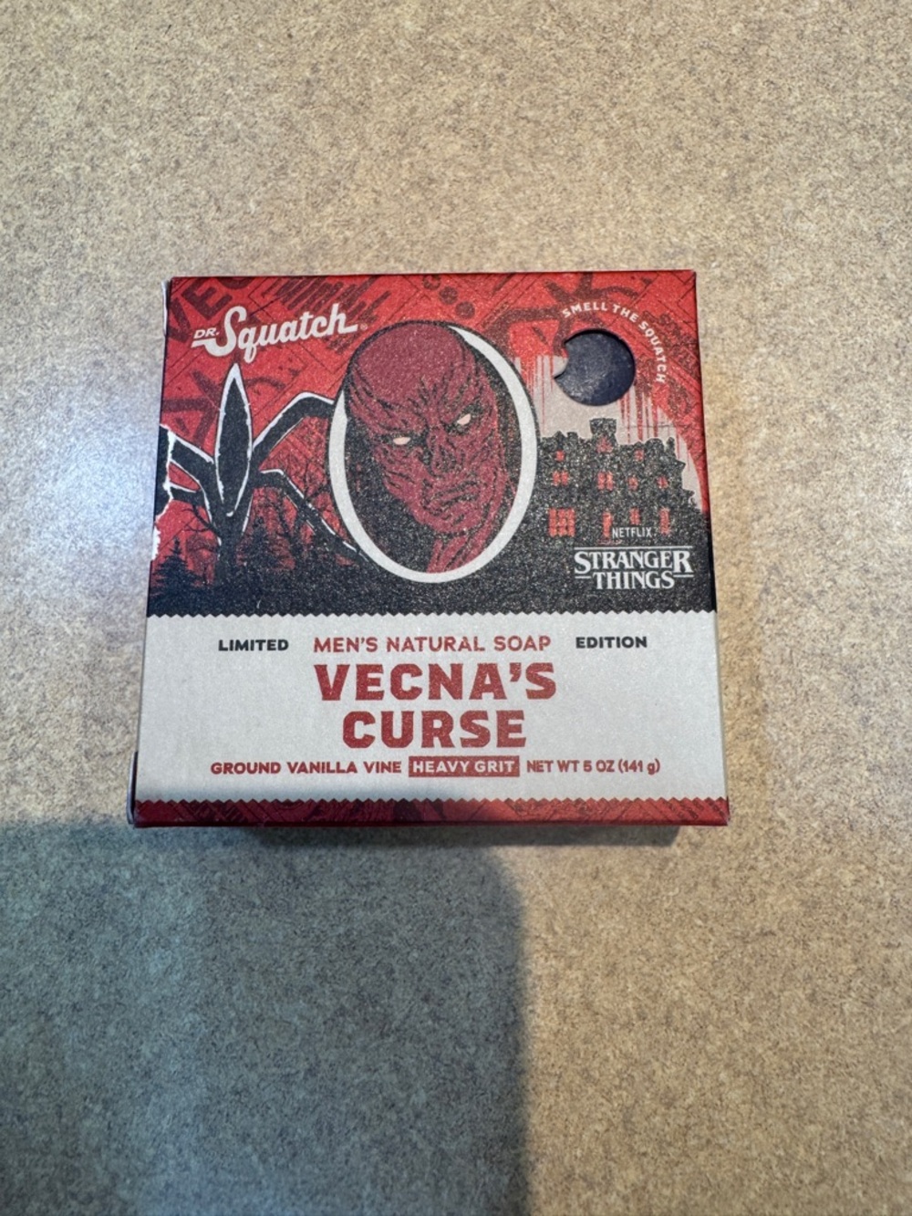 Dr. Squatch Vecna's Curse Men's Natural Soap - Red